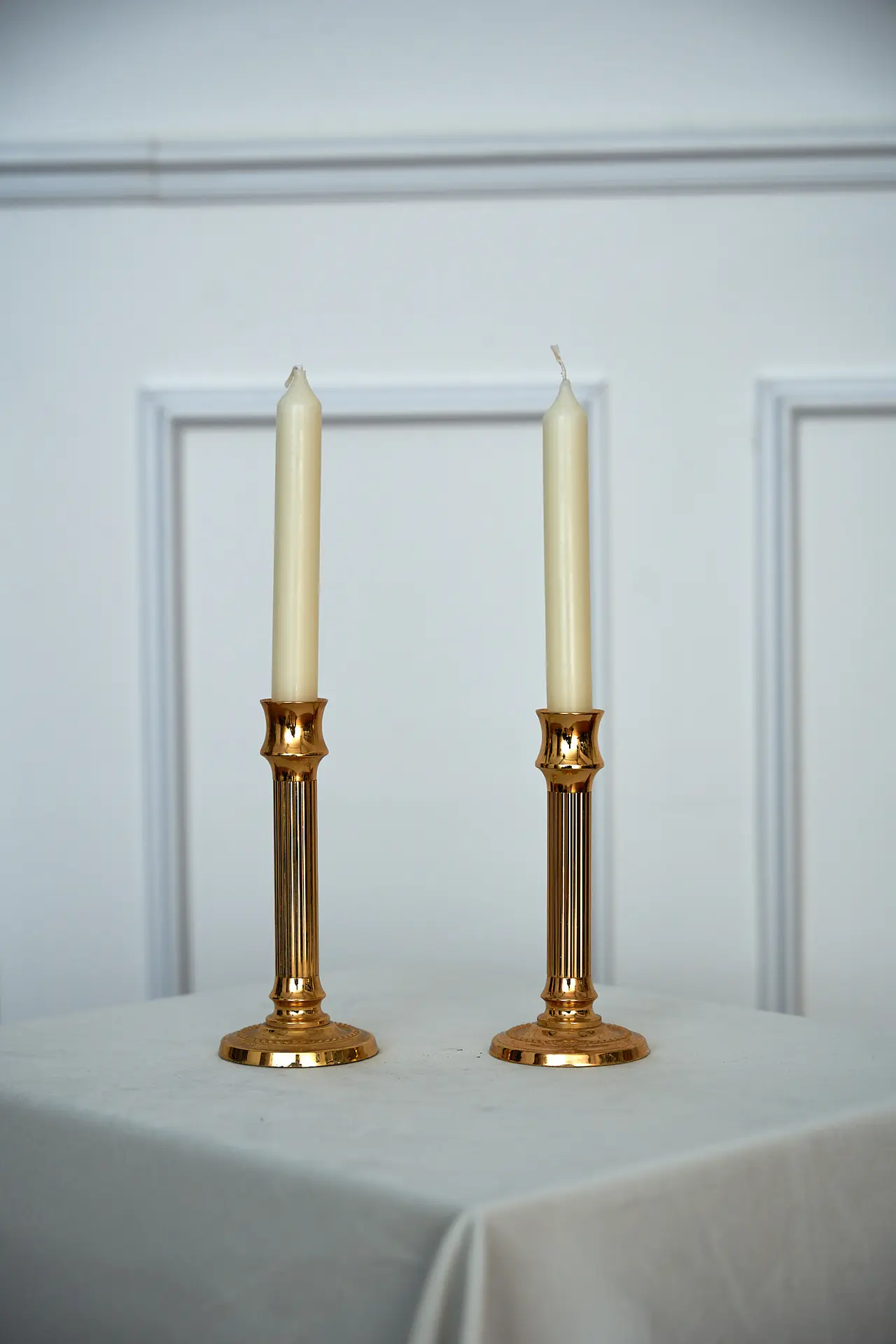 Gold candlesticks