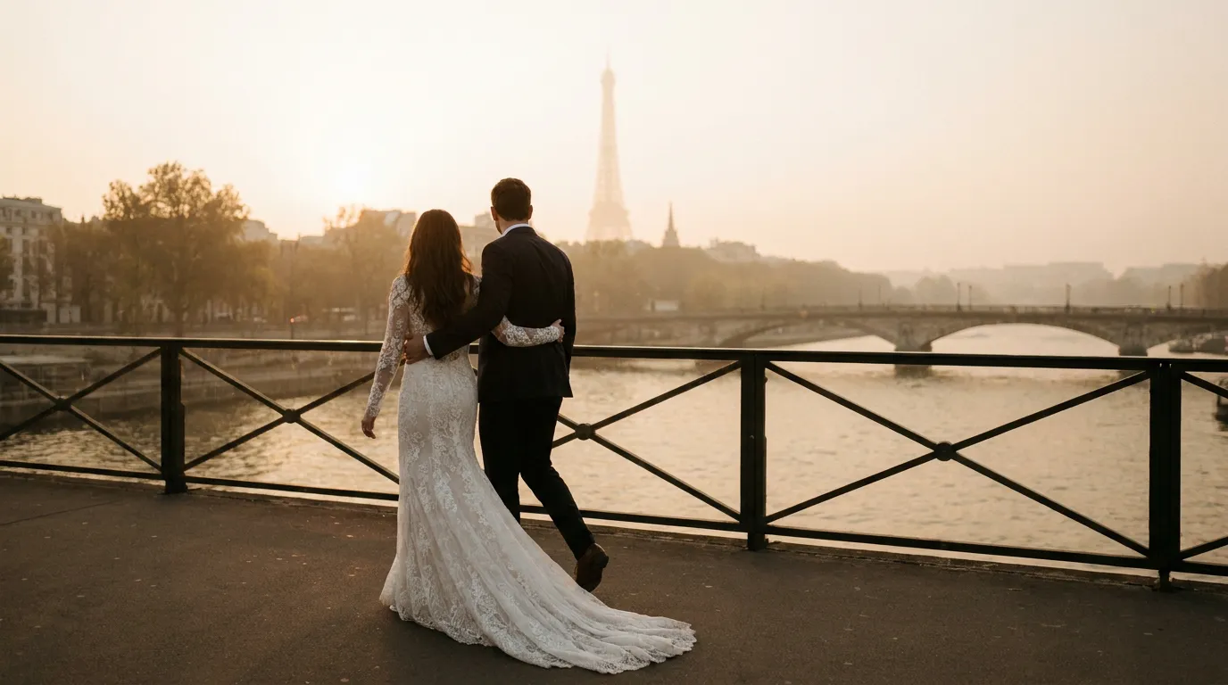 Top 7 best wedding photo shoot locations in Paris